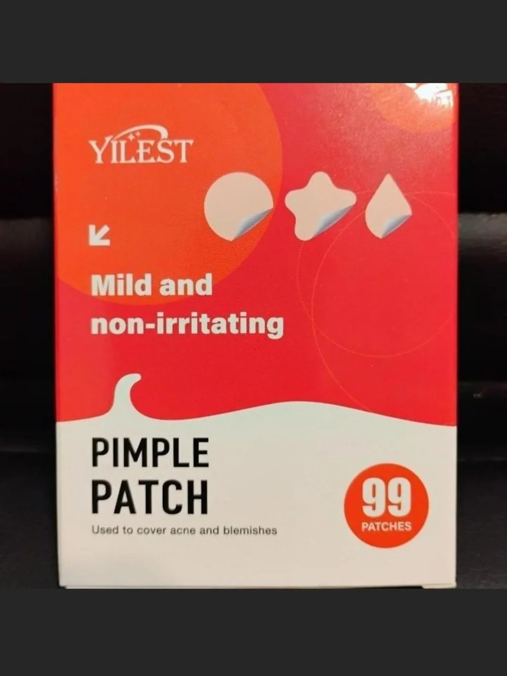 Red Pimple Patch - Mild, Non-Irritating Acne Patches (99 Pack)